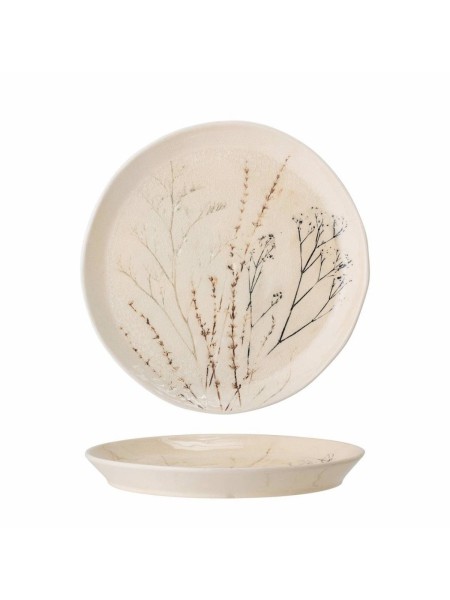 Assiettes plates en grès nature x6, Bea Ø27,5 cm Bloomingville