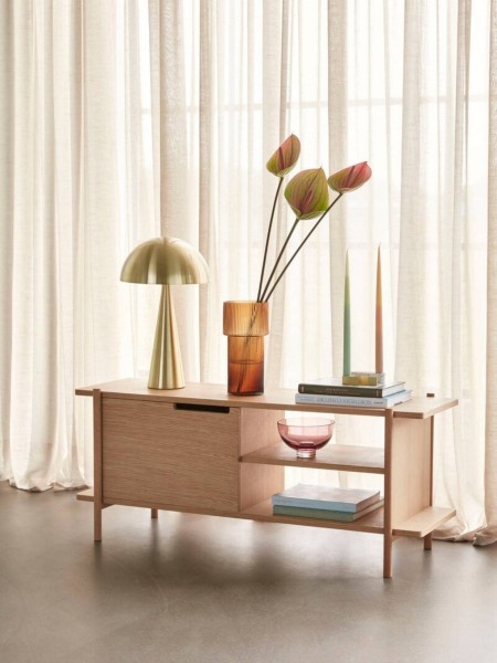 Lampe en laiton, Mush Hüsch