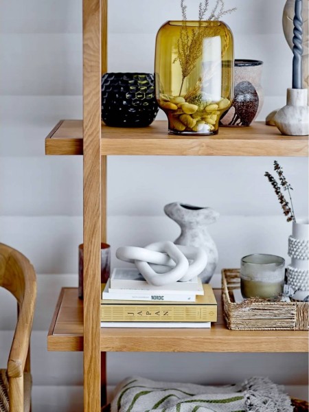 Decorative object in white marble, Adee Bloomingville