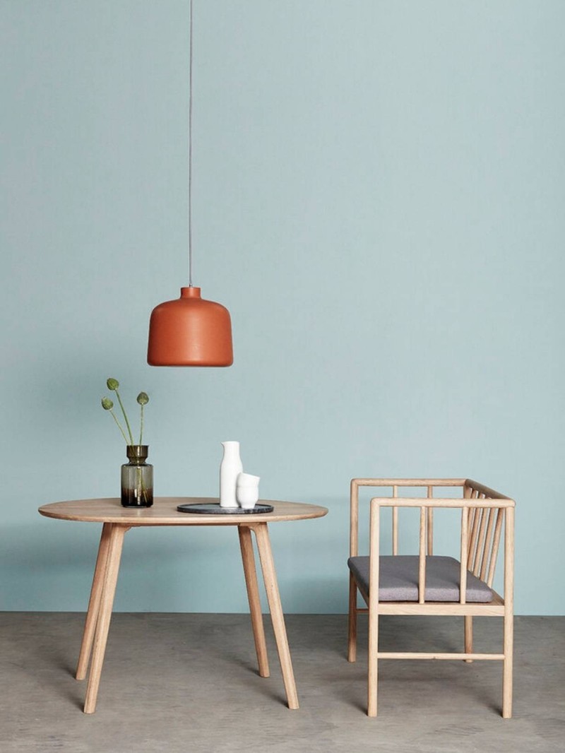 Ground Dining Table Round Natural, Hübsch| MBS Design