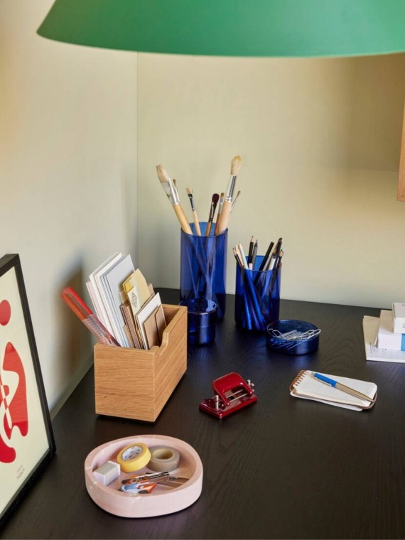 Bureau Norm en frêne, Hübsch