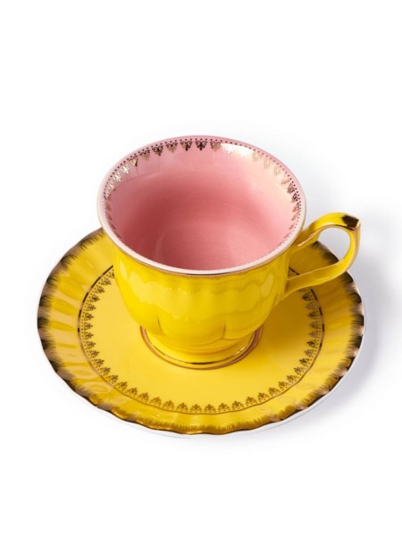 Set de 4 tasses à thé avec soucoupe, Grandpa Pols Potten