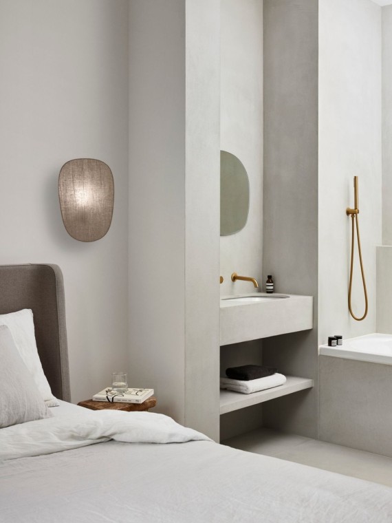 Linen wall lamp, Screen 70's 1l, Market Set