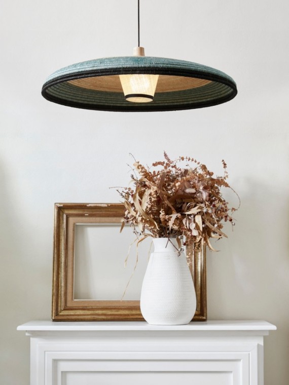 Suspension en Abaca tissé, Grass L de Le Forestier