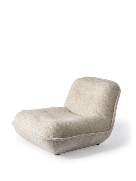 pols potten Puff Lounge Chair Berry White