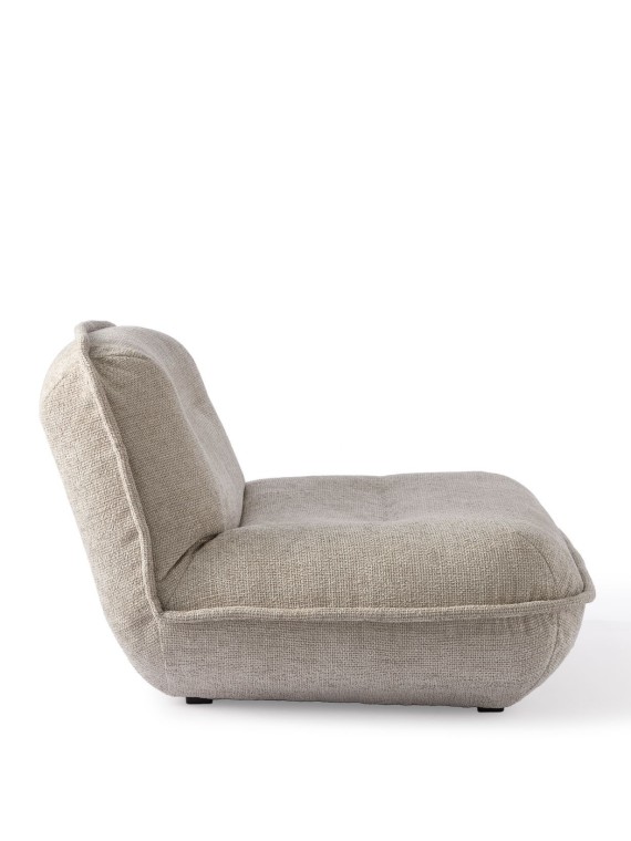 pols potten Puff Lounge Chair Berry White