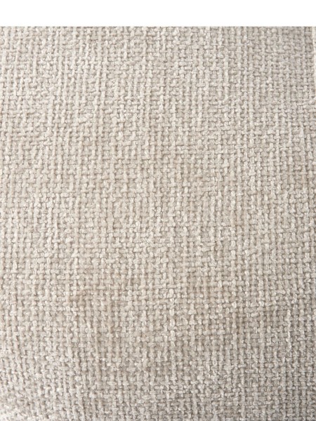 Fauteuil puff pols potten en tissu ecru