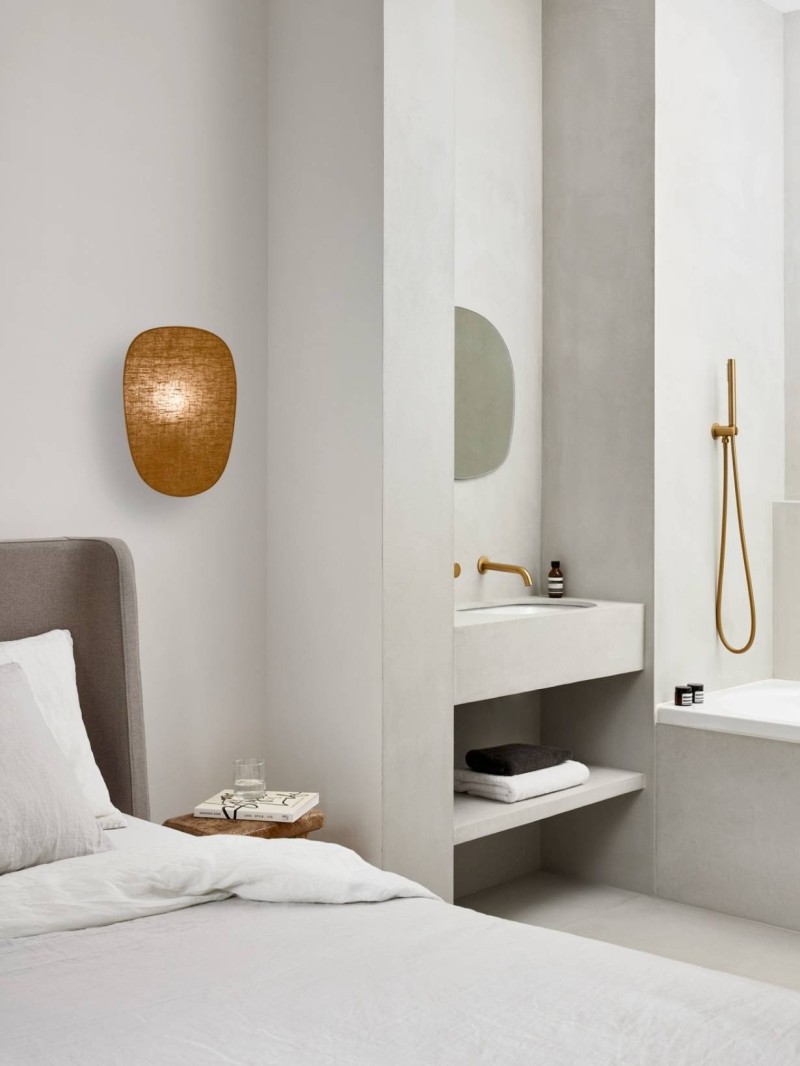 Linen wall lamp, Screen 70's 1l, Market Set