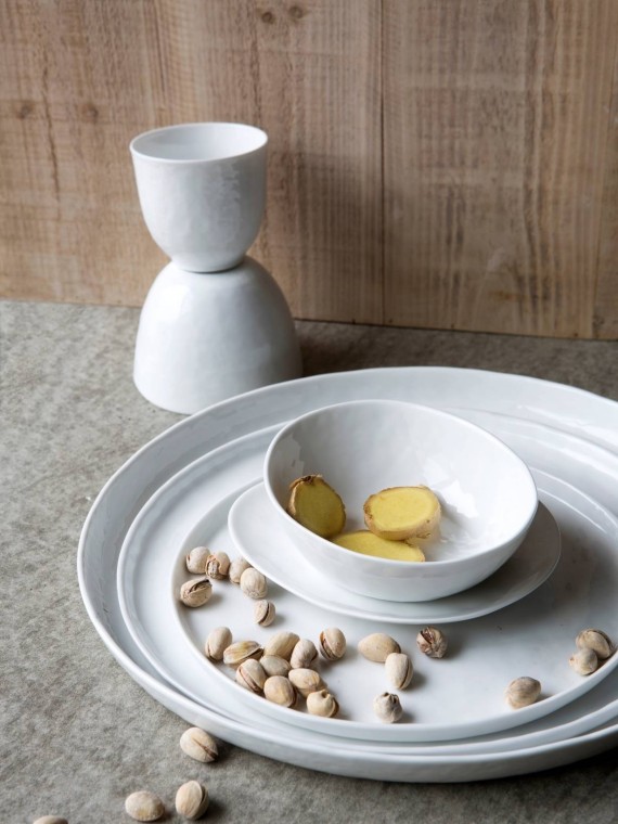 Assiette de présentation Porcelino en porcelaine, Pomax