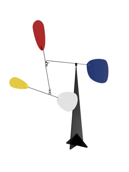 Paris 35 standing mobile in aluminium, Volta