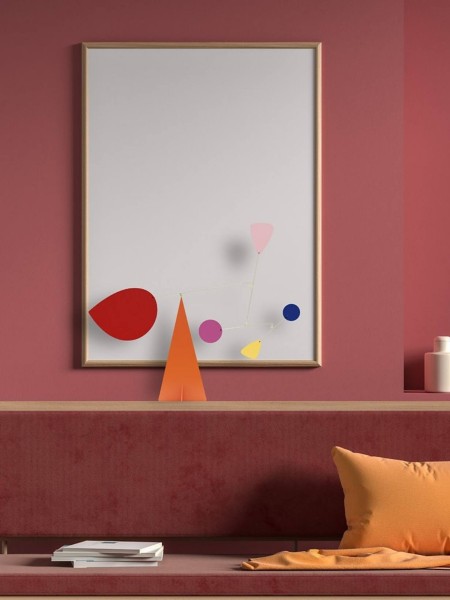 Cuzco standing mobile in aluminium, Volta