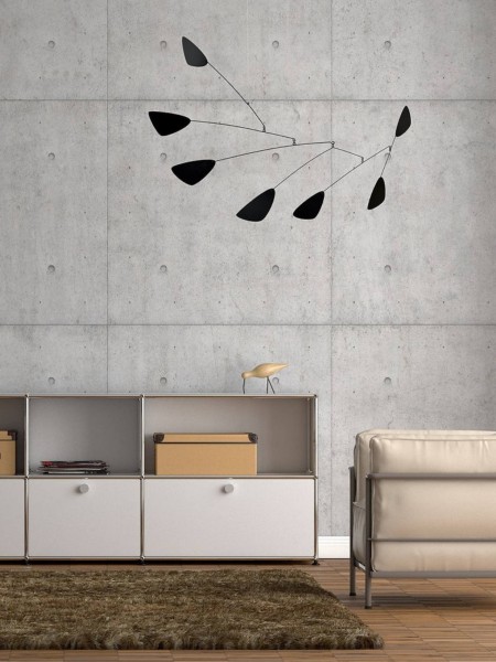 Mobile Mykonos suspended in aluminium, Volta