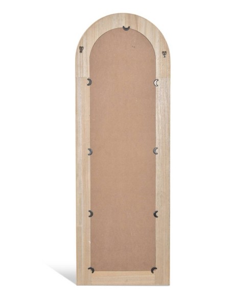 Miroir Lulu en rotin tissé naturel, Opjet