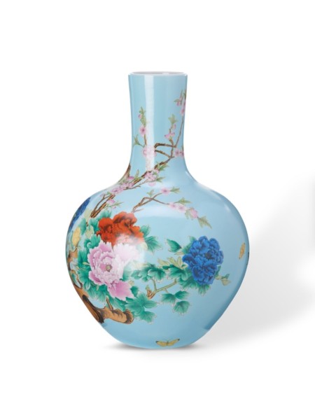 Vase en porcelaine, collection Polspotten