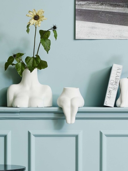 Nordal Ceramic vase-nude female reclining Avaji Full body