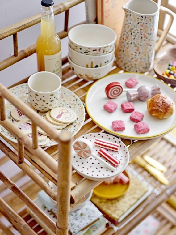 Stoneware dining set, Harvest Bloomingville