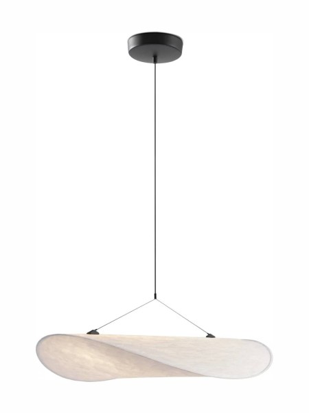 White tyvek suspension, Tense New Works pendant lamp