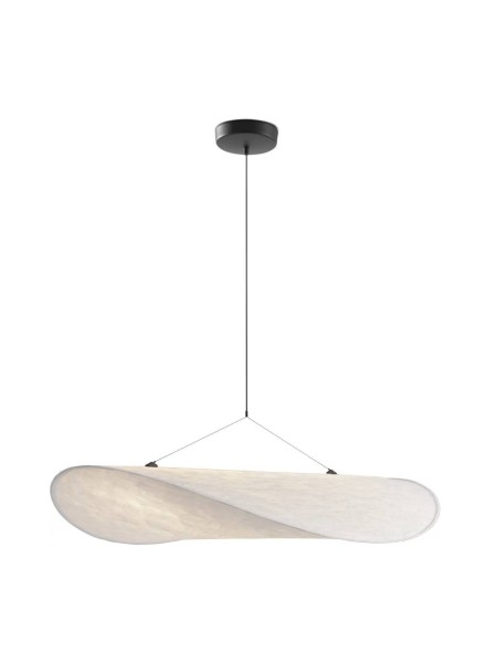 White tyvek suspension, Tense New Works pendant lamp