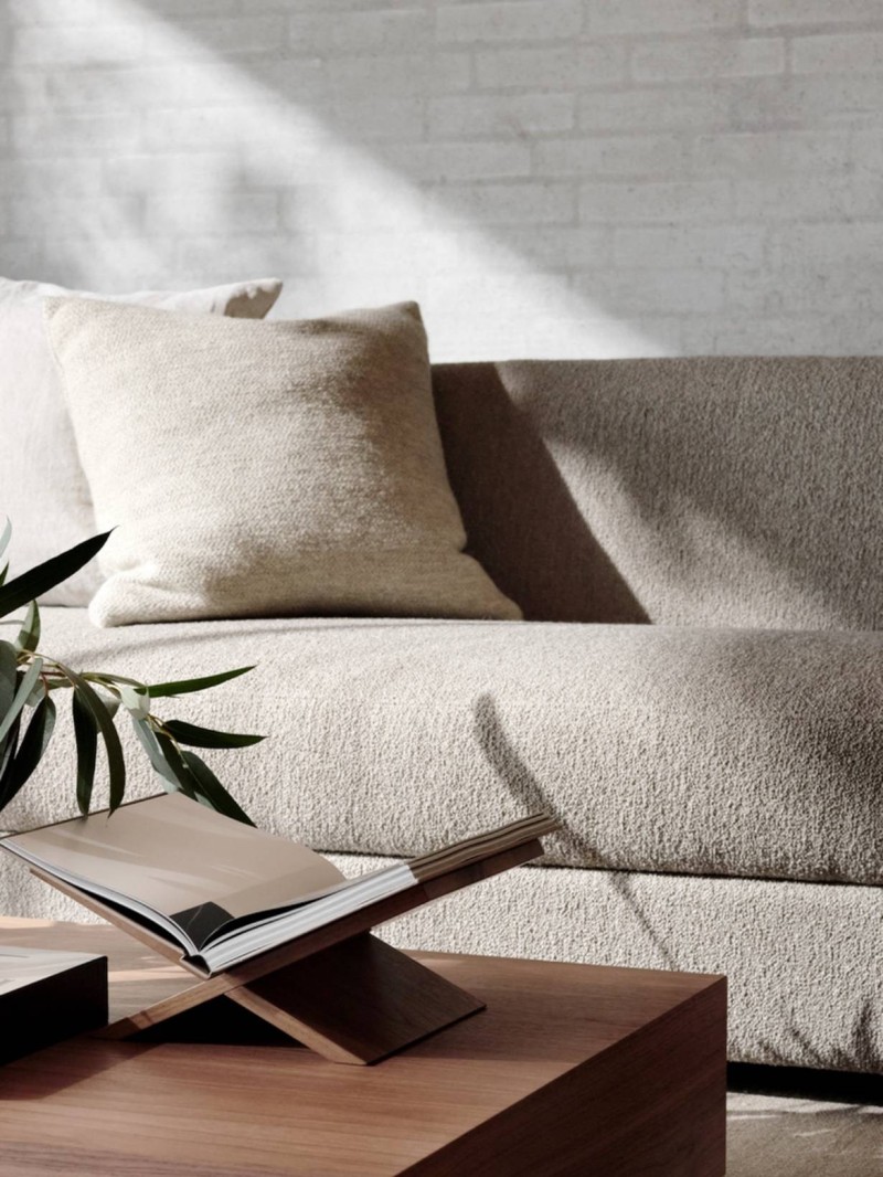 2-seater deep sofa, Covent New Works hemp