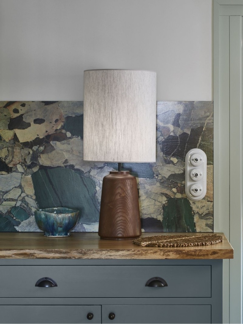 Mokuzaï M solid wood table lamp Market Set