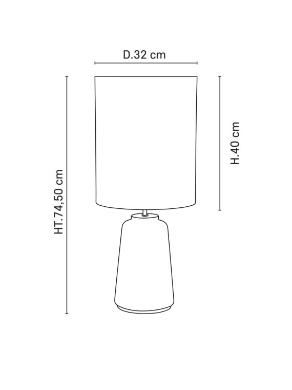 Mokuzaï M solid wood table lamp Market Set