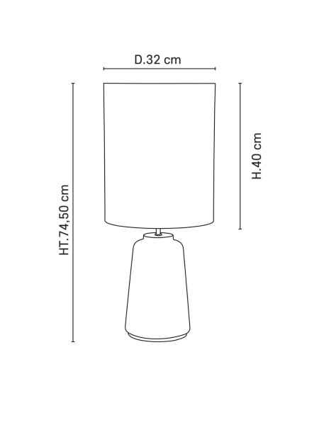 Mokuzaï M solid wood table lamp Market Set