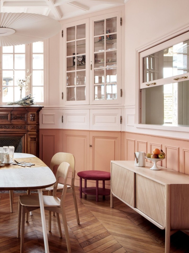 Low sideboard in oak 185 cm, Marius Hartô