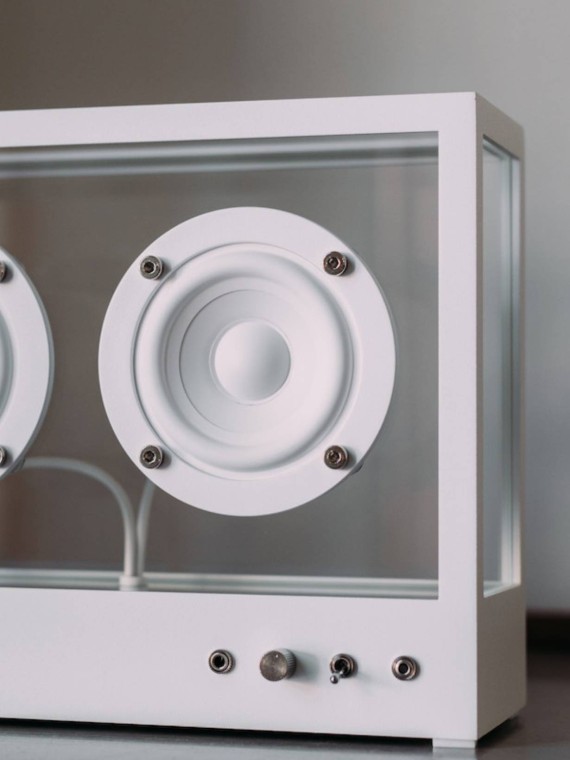 Enceinte Bluetooth Small Transparent Speaker, Transparent | MBS Design