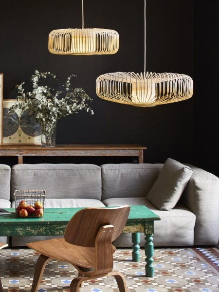 Suspension en bambou naturel, Bamboo Up XXL Forestier