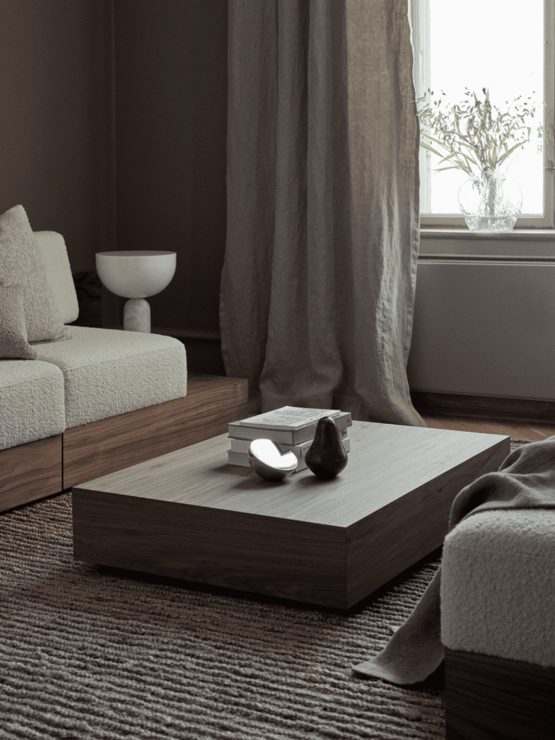 Table basse en bois mass wide New Works