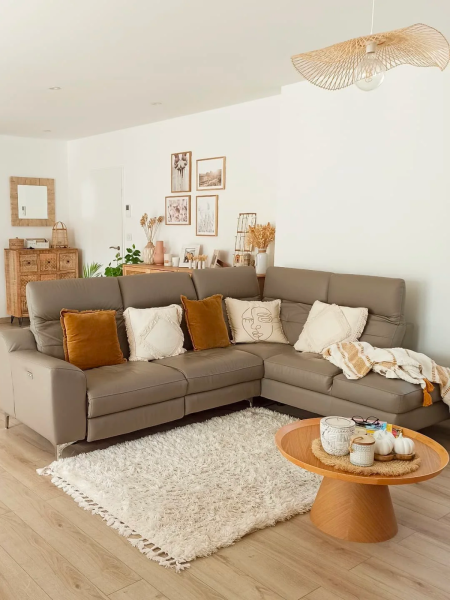 Luana oak wood side table, Bloomingville | MBS Design