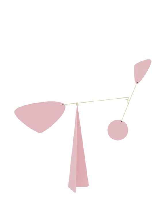 Standing mobile in pink aluminium, Fiji Volta
