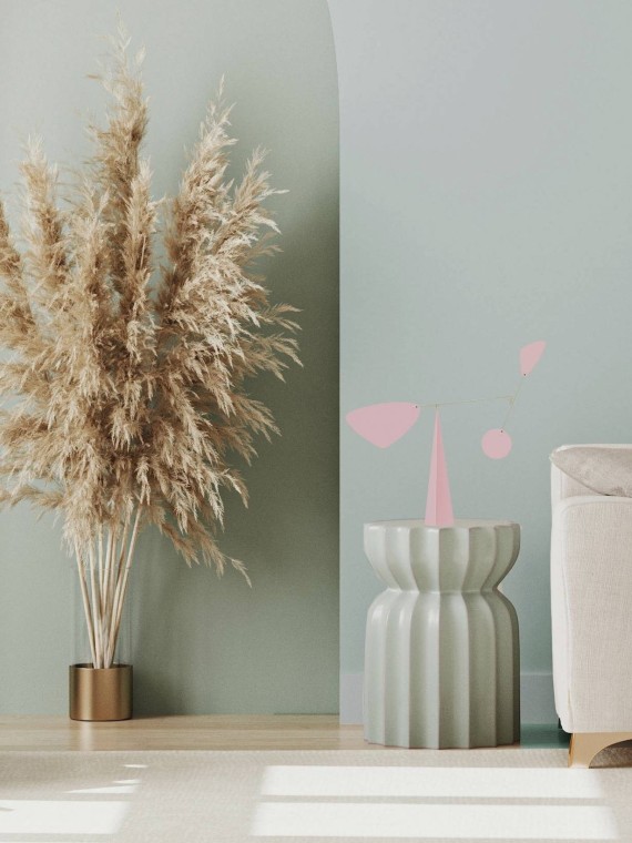 Mobile debout en aluminium rose, Fiji Volta