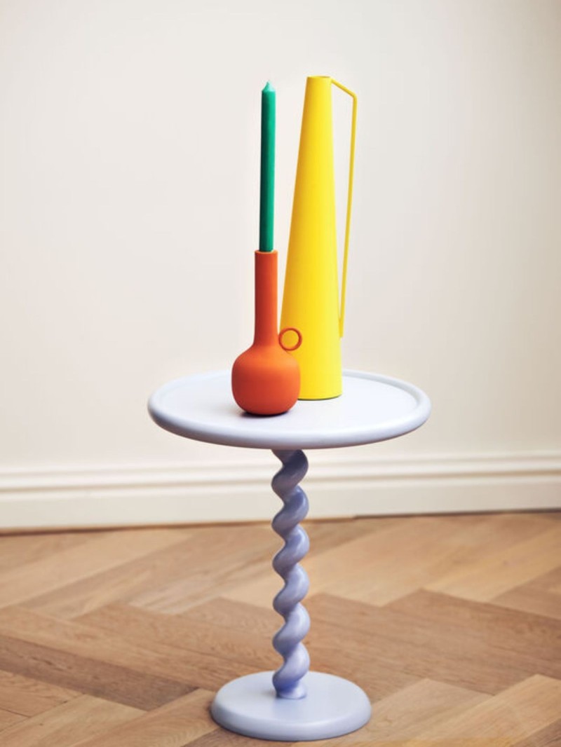 Blue side table Twister Pols Potten | MBS Design