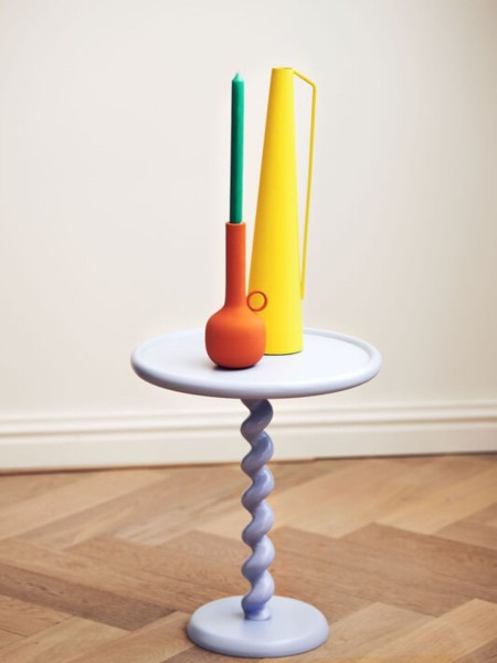 Blue side table Twister Pols Potten | MBS Design