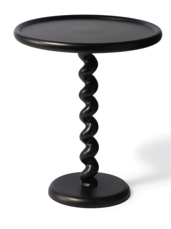 Black side table Twister, Pols Potten | MBS Design