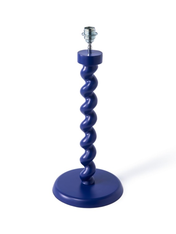 Twister Yellow and Dark Blue Table Lamp, Pols Potten | MBS Design