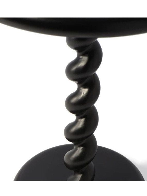 Black side table Twister, Pols Potten | MBS Design
