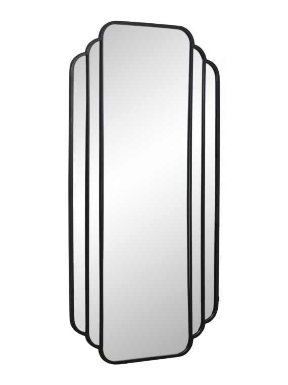 Miroir en métal noir Skylark Nordal