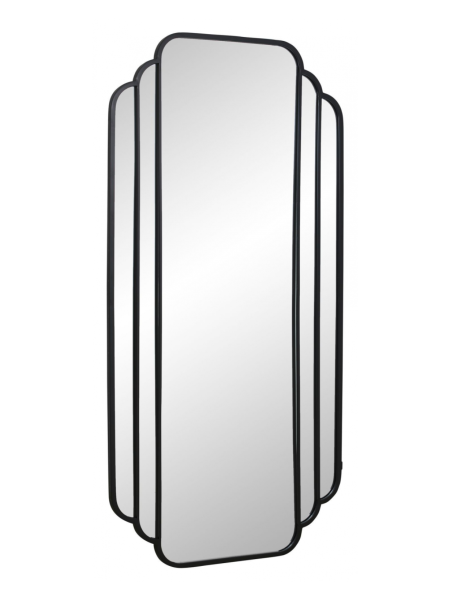 Miroir en métal noir Skylark Nordal