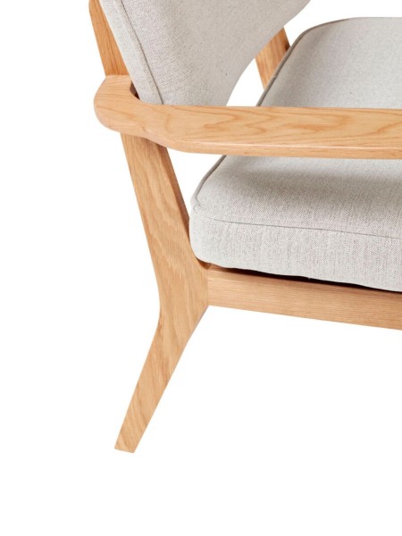 Grey Lounge Chair, Haze