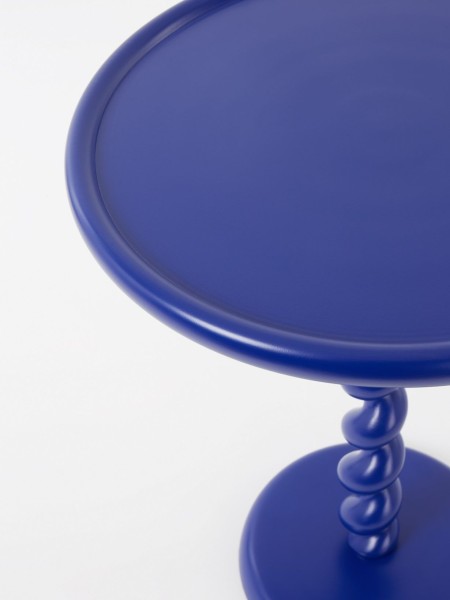 Dark blue side table Twister, Pols Potten | MBS Design