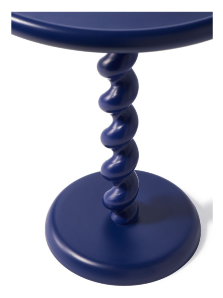 Table d'appoint Twister bleu foncé, Pols Potten | MBS Design