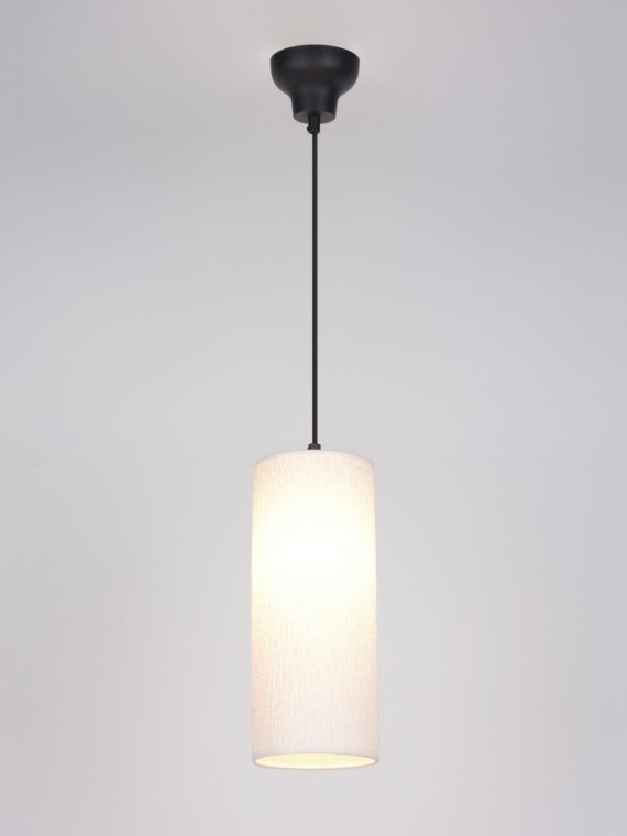 Metal and fabric 1-light pendant, Cosiness 13 Market Set