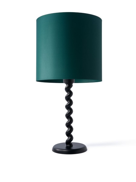 Twister Pols Potten Green and Black Table Lamp | MBS Design