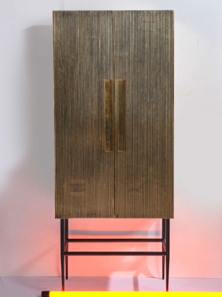 Cabinet en métal doré Ribbel Tall Pols Potten