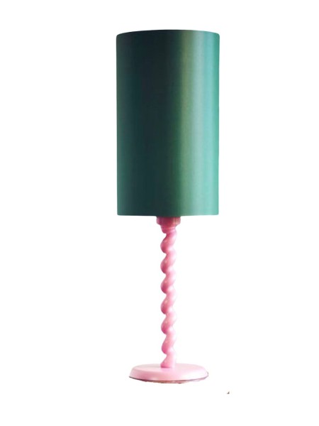 Green and Pink Twister Table Lamp, Pols Potten | MBS Design