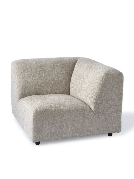 Modular corner sofa Module Ecru Pols Potten
