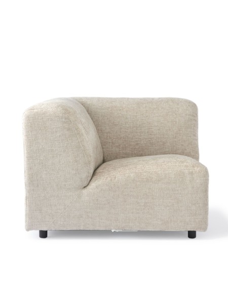 Modular corner sofa Module Ecru Pols Potten