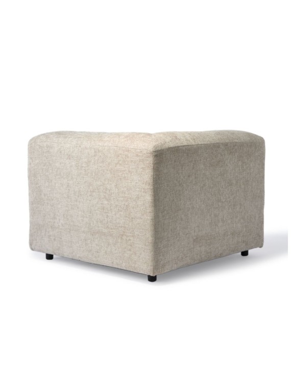 Modular corner sofa Module Ecru Pols Potten
